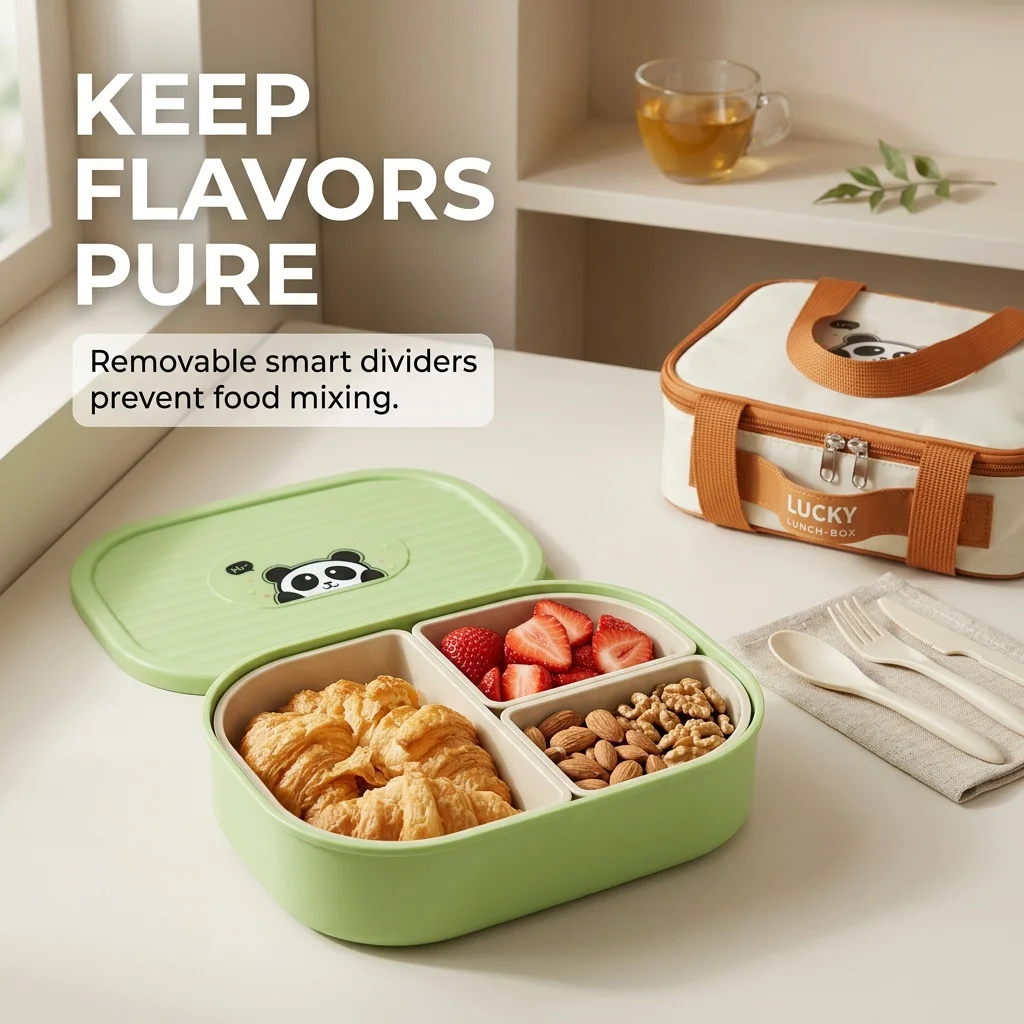 Kinder-Bento-Lunchbox mit Deck – Meal Prep Or Prep Meal Bewertung und Preis