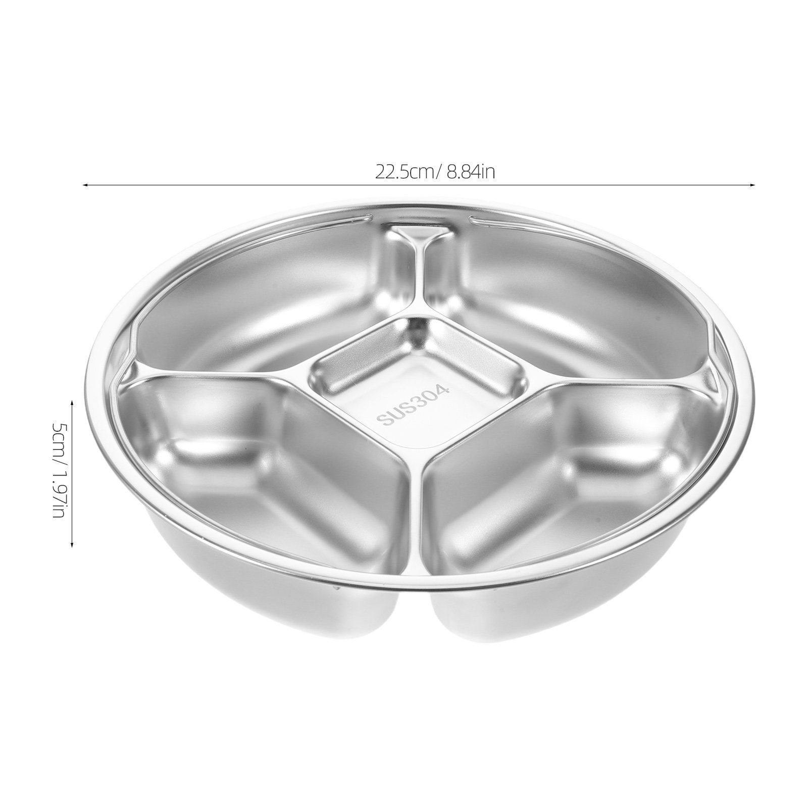 Edelstahl-Portionskontrolltell – Meal Prep Kitchen Bewertung und Preis