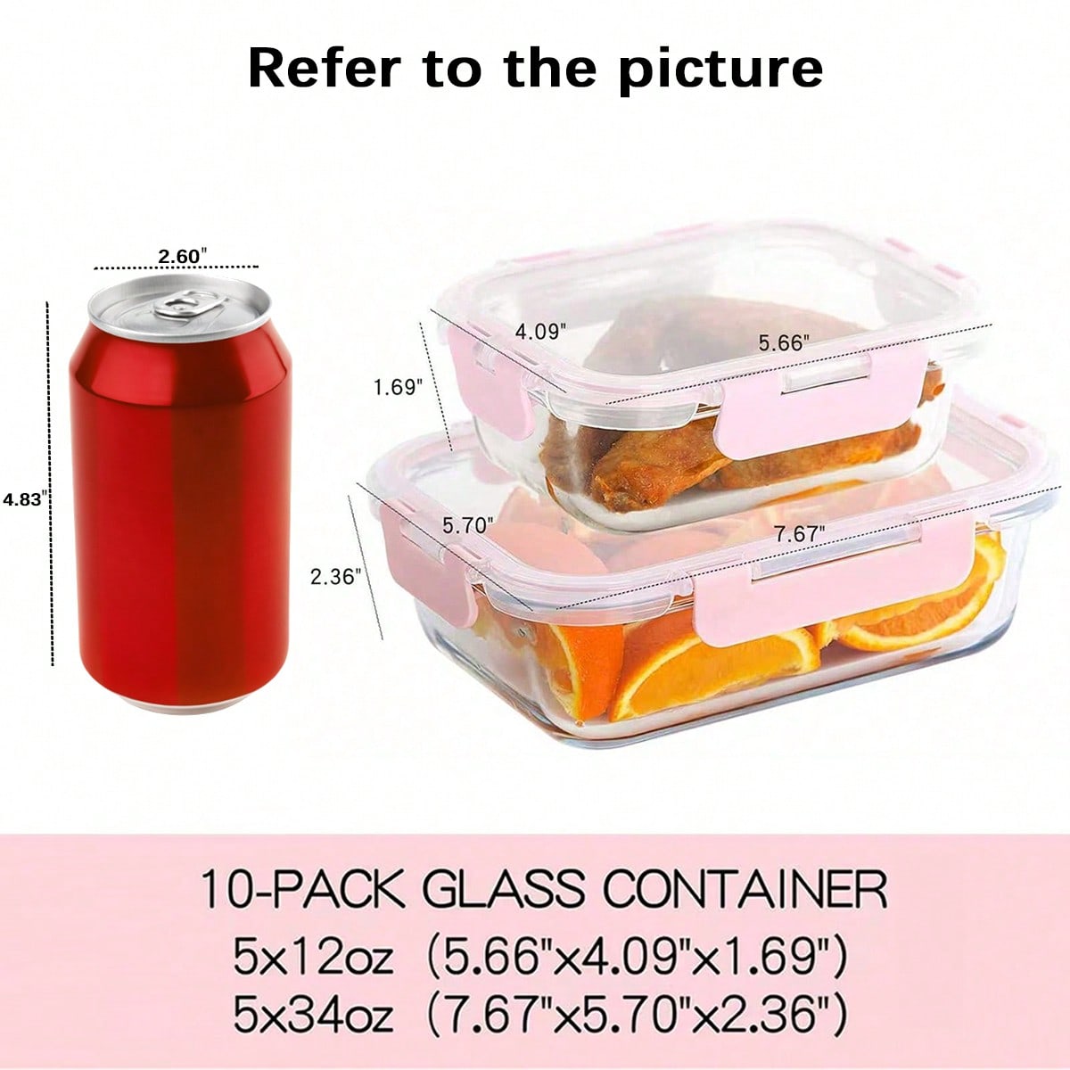 10er-Pack Glasbehälter für die – Meal Prep Kitchen Bewertung und Preis